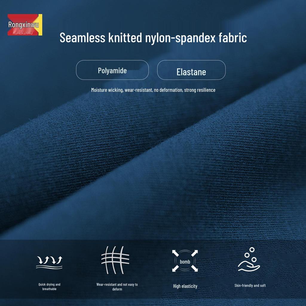 Women's High-Impact Seamless Halter Neck Sports Bra