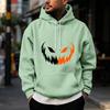 Men's Halloween Printed Pullover Hoodie Sweatshirt