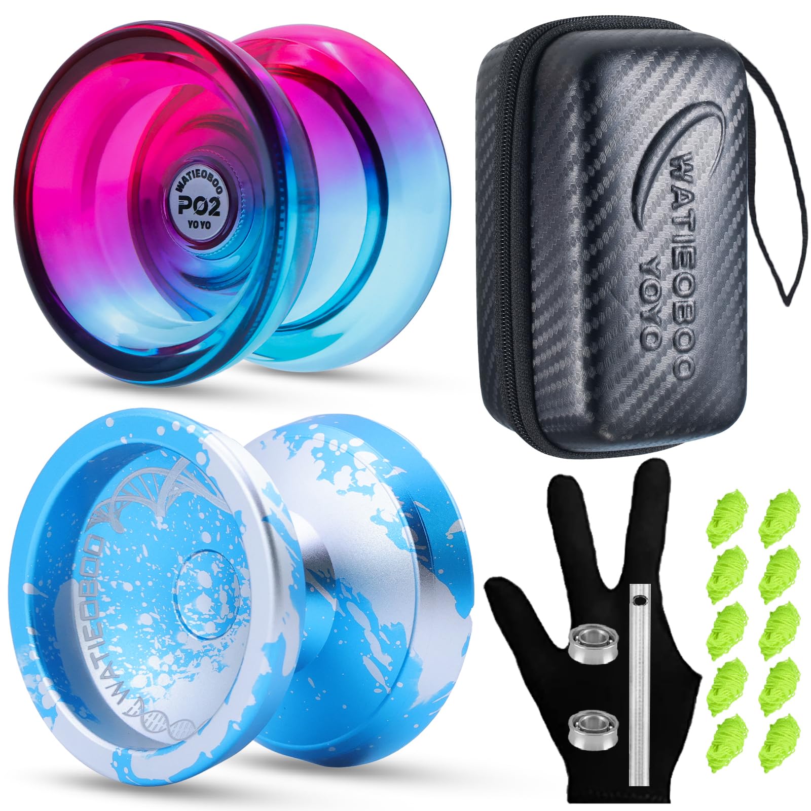 

WATIEOBOOyoyo Set P02 and C130 Top Finger Spinning Camouflage Set Suitable for and as well as Competition Meets Top Finger Spinning Performance