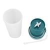 300ml USB Charging Electric Juicer Cup Security Lock Blender with 6 Leaf Knife and Waterproof Blue