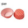 Greaseproof Paper Molds 100PCS Disposable Cupcake Liners, Food-Grade Baking Cups, Polka Small Event Tools Dot Print Standard Muffin for Home