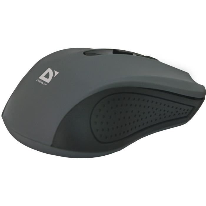 Souris sans fil Defender MM-935 - Ambidextre - Optique - 1600 DPI - Gris