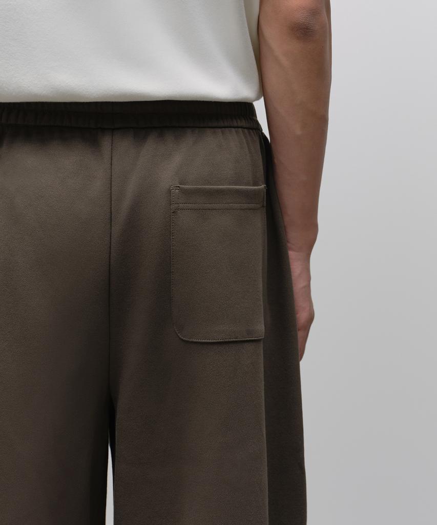 MUSINSA STANDARD Double Knit One-Tuck Wide Lounge Sweatpants [Brown]