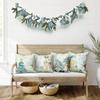 Christmas Pillowcase 20in X 20in 4-piece Set Family Farmhouse Decoration (Tree Snowman Dwarf Deer) Blue