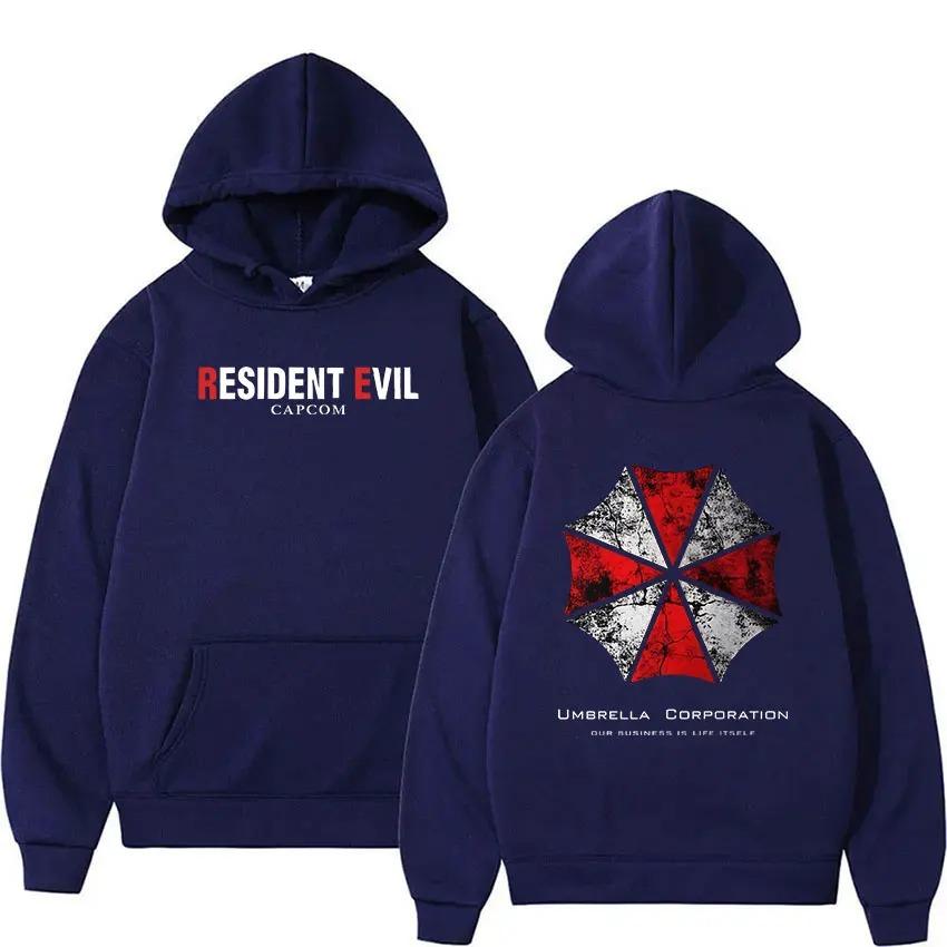 

2026 CAPCOM Game Resident Evil 4 Print Hoodie Men Women Vintage Long Sleeve Oversized Sweatshirt Fashion Pullover Hoodies Streetwear XXXL дубильна кора