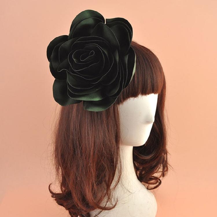 Handmade Big Flower Barrette Multicolor Flower Hair Accessories Studio Hairpin