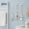 Decorative Nautical Theme Piece Mediterranean Wall Hanging Decor Handcrafted Wooden Ocean Style Ornaments Pendants with Coastal Interior Decoration