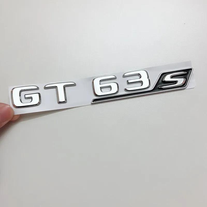 3D ABS Rear Trunk Decal Emblem Badge Sticker For Mercedes AMG GT R S C GTR GTS GT50 GT43 GT53 GT63S W190 W251 Car Accessories