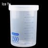 Bocal transparent de conservation alimentaire avec couvercle