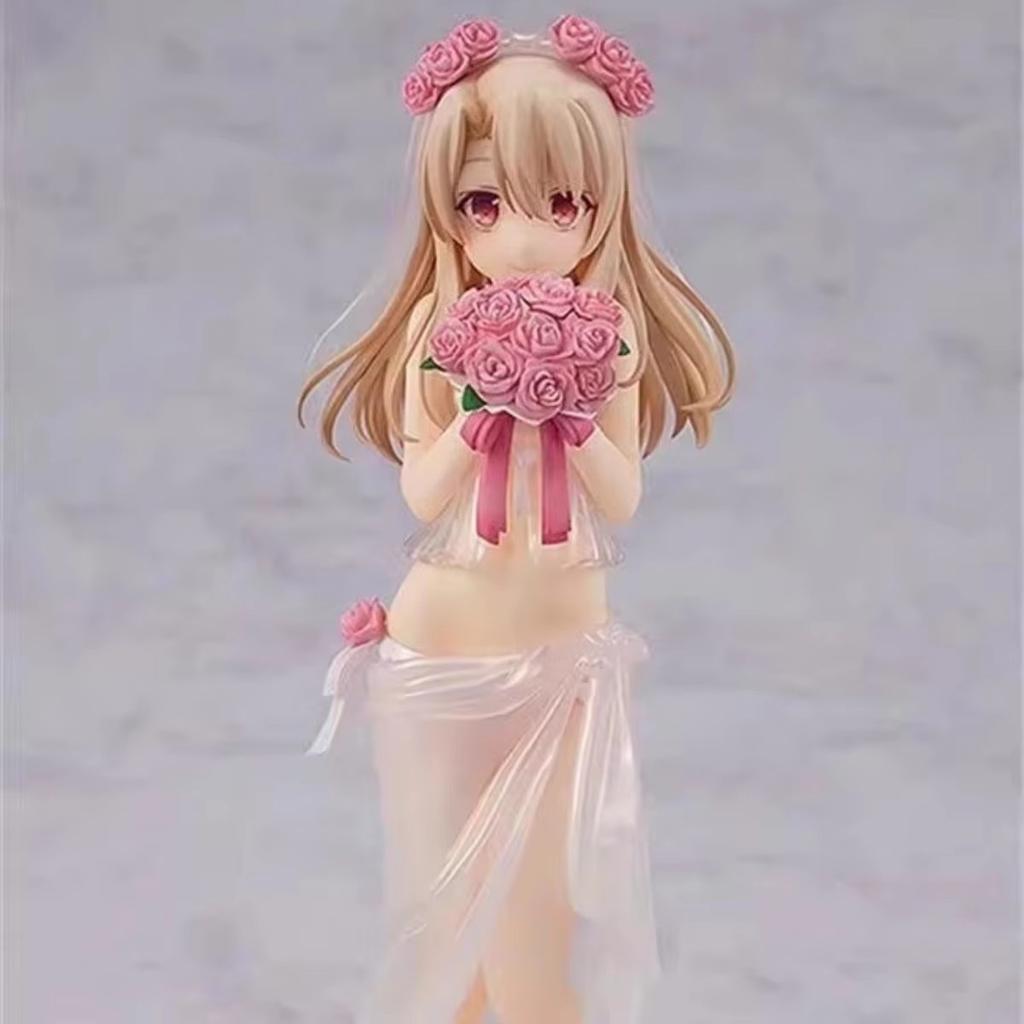 Anime Fate kaleid liner the Labyrinth of Magic Ilia Wedding Dress Ver. Girl Action Figure Model Toys