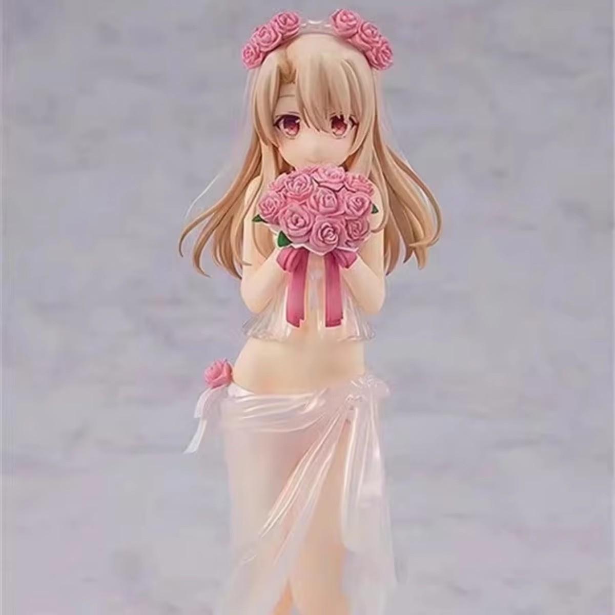 

Anime Fate kaleid liner the Labyrinth of Magic Ilia Wedding Dress Ver. Girl Action Figure Model Toys