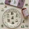 50 Forest-Themed Green Cartoon Stickers: Transparent, Waterproof for Journals, Phones, Luggage Decor