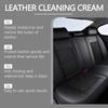 Gentle Leather Cleaner Paste Auto Interior Leather Cleaner with Natural Ingredients 100g Capacity for Delicate Surfaces