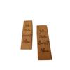 2 Pieces Wooden Door Stopper Door Wedge Stopper Home Sweet Home Home Sweet Home Written Non-slip Felt