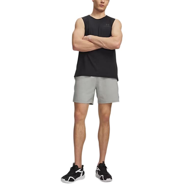 Under Armour Woven Lace-Up Mid-Rise Casual Shorts Men shorts 6009865-069
