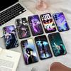 Cartoon Mob Psycho 100 Phone Case For Samsung S25,S24,S21,S22,S23,S30,Ultra,S20,Plus,Fe,Soft Silicone Black Cover