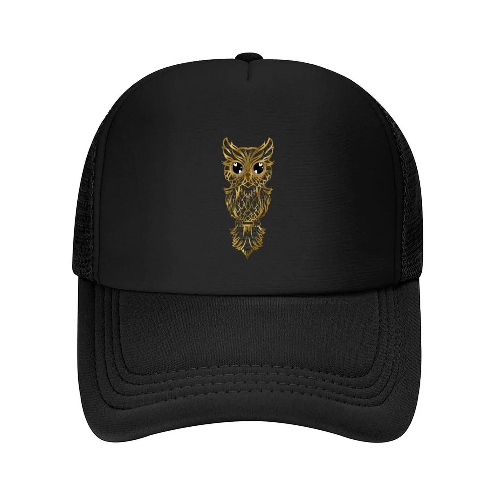 Golden Owl black eyes version Baseball Cap Winter hat designer cap Hat Baseball Cap funny hat Luxury Women Unisexs