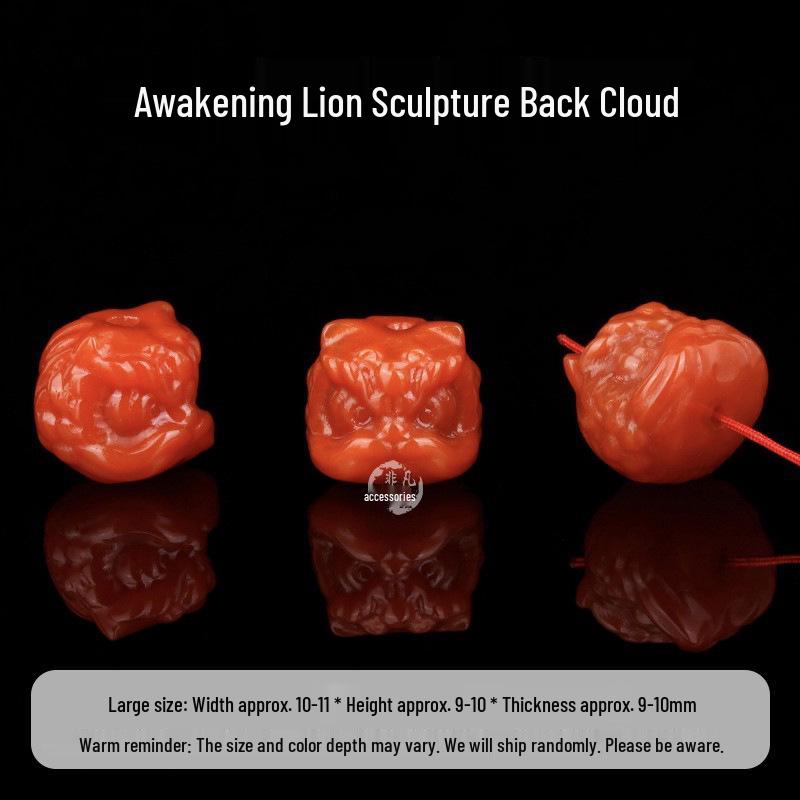 Nanhong Red Persimmon Vajra Bodhi Star Moon DIY Hand String Bead