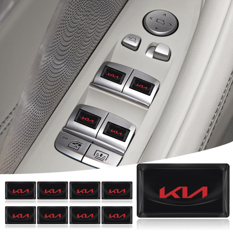 Volante Piccolo in Fibra di Carbonio Adesivi 3D Logo Auto Per Kia Ceed Sorento Sportage Niro Optima Picanto Rio Morning Forte K8