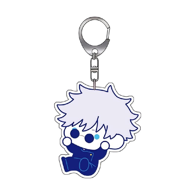 Acrylic Key Chain for Jjk Kento Nanami Suguru Geto Shoko Ieiri Satoru Gojo Anime Peripheral Pendant Q Version Acrylic Key Buckle