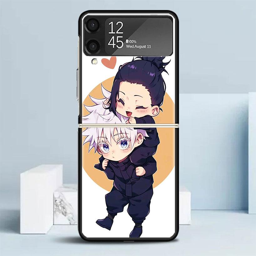 

Cartoon Cute Kaisen J-Jujutsu Phone Case For Samsung Galaxy Z Flip7 Flip6 5G Flip5 Flip4 Flip3 ZFlip 7 6 3 4 5 Shockproof Back C Samsung Z Flip