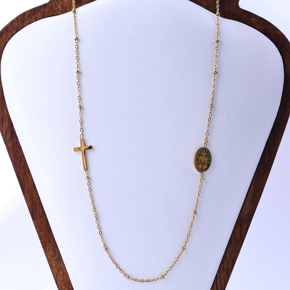 Titanium Steel Necklace Women's Personality Luxury Combination Necklace Niche Design Style European and American Fashion Popular