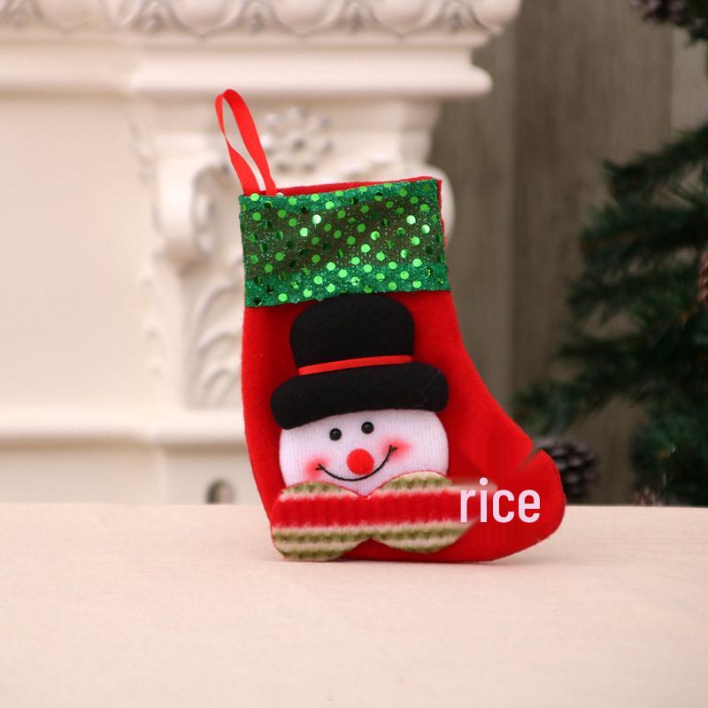 

Christmas Stocking Gift Bags: Small Hanging Ornaments for Tree Decorations