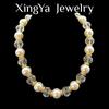 Style Exaggerated Glass Pearl Mixed Bead Necklace Earring Set Daily Versatile Temperament