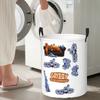 Animation Grizzy And The Lemmings Cartoon Anime Foldable Laundry Baskets Dirty Clothes Toys Storage Basket Home Organizer Box