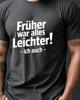 Everything Used Be Easier Unisexs Casual Crew Neck Short Sleeve Tshirt For Summer Plus Size Round Neck Tee Comfortable Fit Shirt