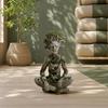 Zen Meditation Goddess Statue, Resin Tree Woman/Man Figurine, Yoga Tree of Life Mystical Sculpture, Spiritual Gift for Home Office Decor