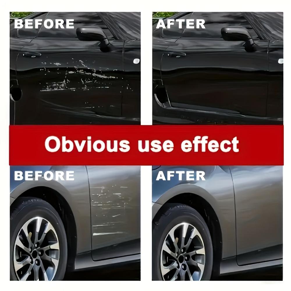 Car Scratch Wax - Removes Scratches, Repairs Car Paint, and Protects with Body Polishing Wax. Interior Plastic Scratch Rejuvenat