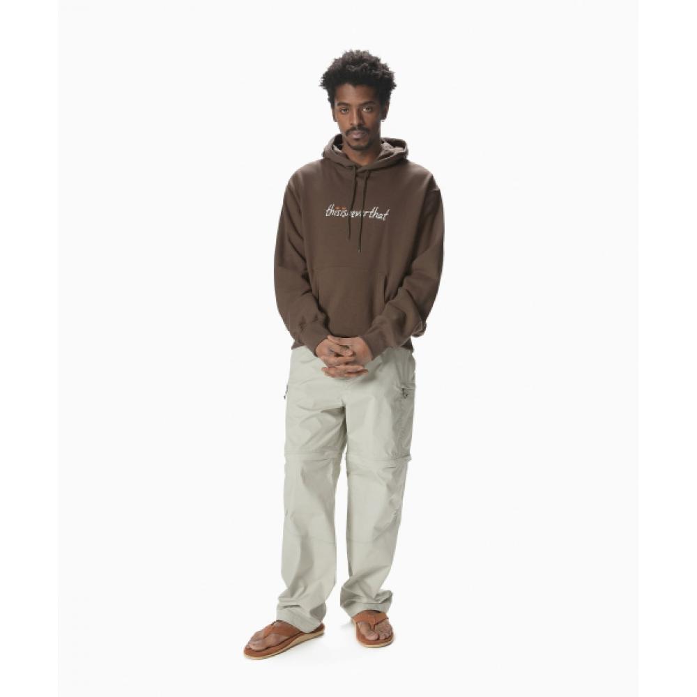 Thisisneverthat Dunk Hoop Hoodie Brown