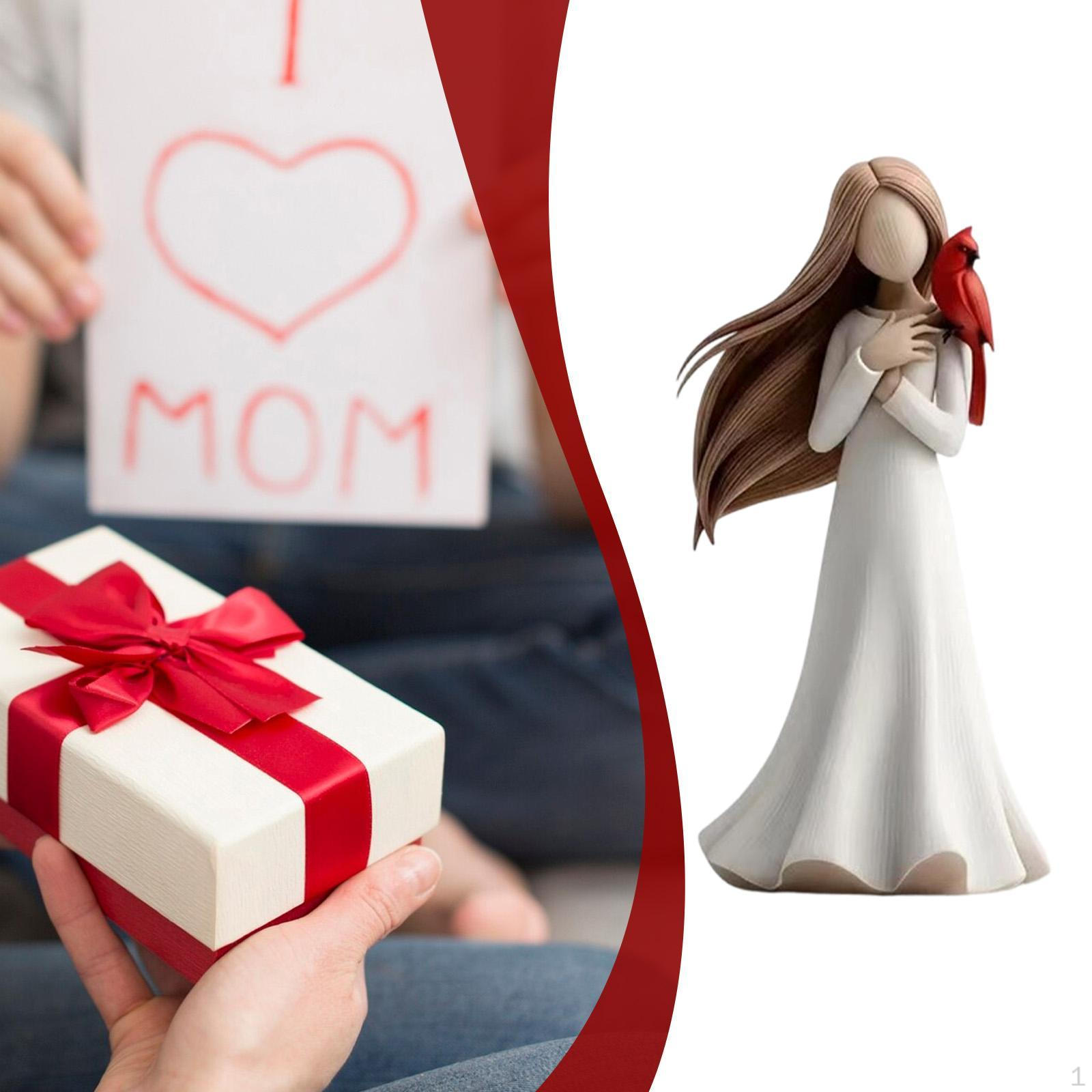 

Angel Statue,Bird Figurine Indoor Resin Sculpture Hand Painted Figure for Hotel Corridors Bedroom