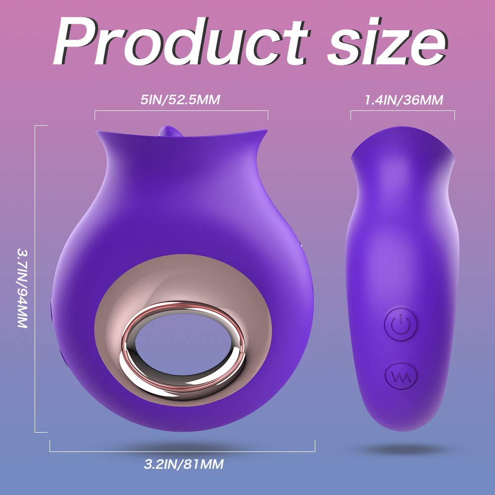 OOSEXSEX Vibrator Rotor Nipple Licking Tongue Vibration Modes 9 Tongue Licking Powerful Popular Nipple Quiet For Women Adult Toys Attack Development