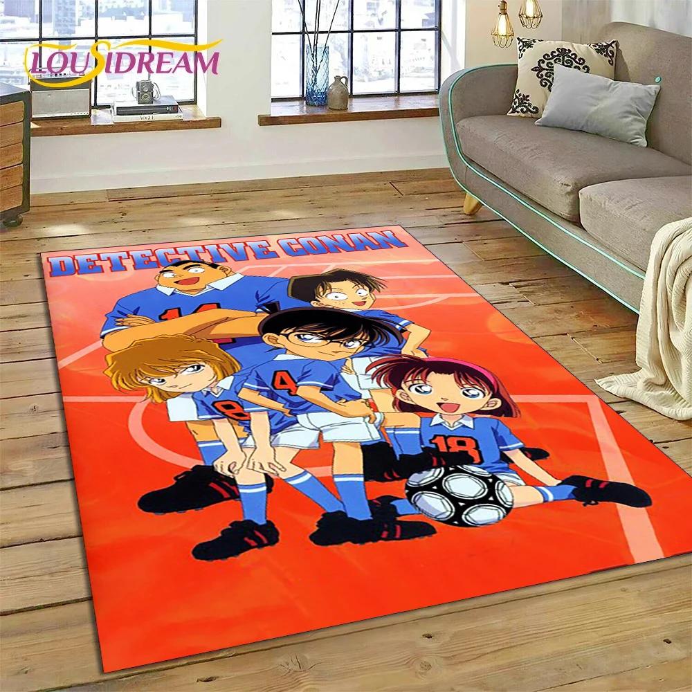 Anime Detective Conan Cartoon Rug Carpet for Living Room Bedroom Home Decor,Floor Mat Non-slip Decoration for Sofa Doormat Gift