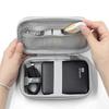 Portable Hard Drive Case with Data Cable Storage, Shockproof and Drop-Resistant Digital Protection Case for USB Flash Drive, Large Size