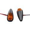 Motorrad Blinker Hochleistungs Cat Eye LED Blinker Blinkleuchte Schlangenmuschel Gelbes Licht
