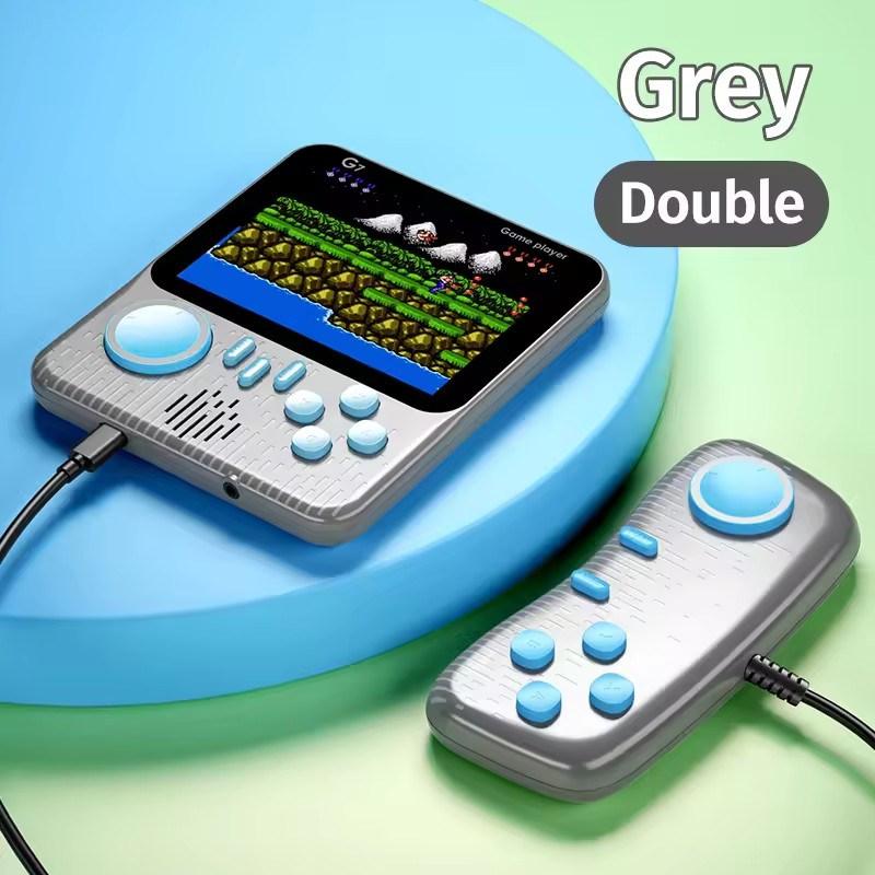 

Портативна ігрова консоль 3,5 дюйма G7 666 в 1 Портативна ретро карткова машинка для студентів Портативна ретро ностальгічна ігрова консоль Two Player сірий
