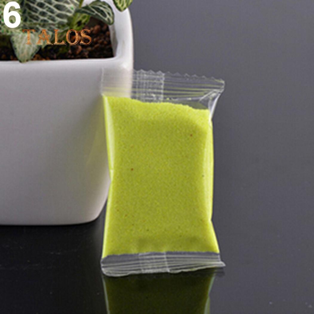 

Кварцевый разноцветный песок для декора и аквариума, 1 пакет жёлтый