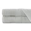 Bath towel 50x90 with natural bamboo fiber, ash color