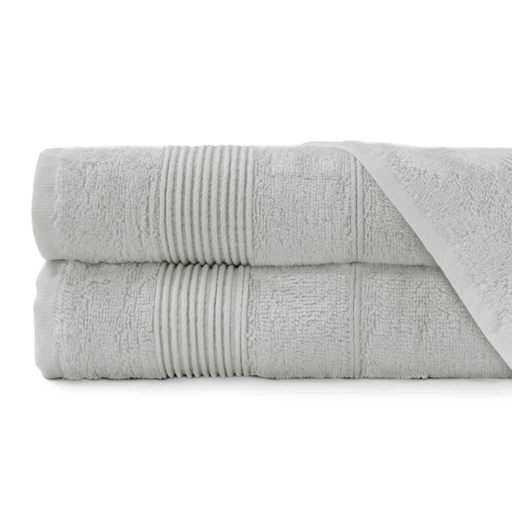 Bath towel 50x90 with natural bamboo fiber, ash color