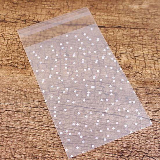 100Pcs Self Adhesive Christmas DIY Cellophane Party Treat Cooky Candy Gift Bags