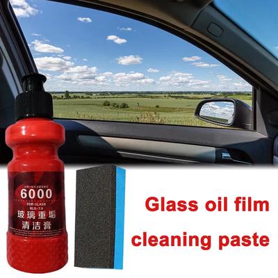 Car Glass Oil Film Remover Paste Auto Glass Film Coating Detailing Cleaner Agent Auto Glass Windshield Anti-fog Polish M4G9