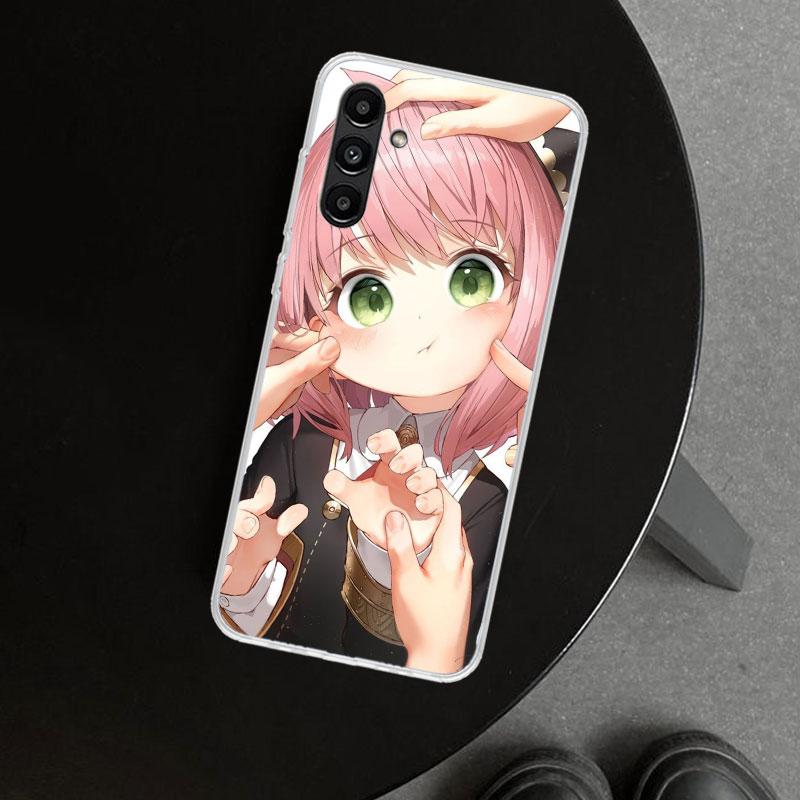 Anime S-Spy Family Anya Phone Case Cover for Samsung Galaxy A17 A16 A26 A36 A56 A57 A37 A15 A25 A35 A55 A14 A24 A34 A54 A13 A23