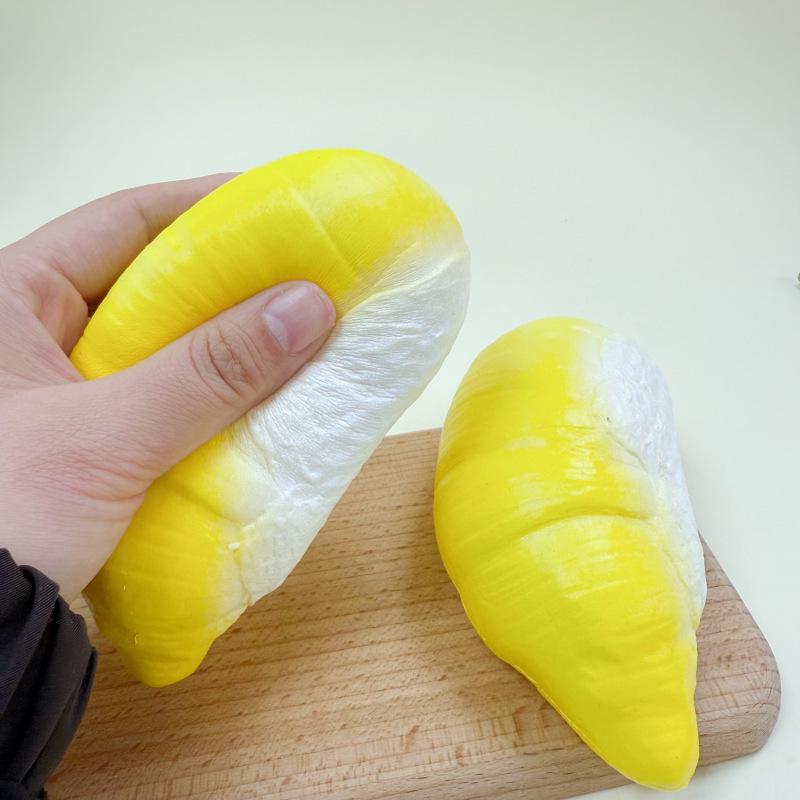 Xiaohongshu Style Durian Squeeze Toy - Slow Rebound Stress Relief Simulation Bread