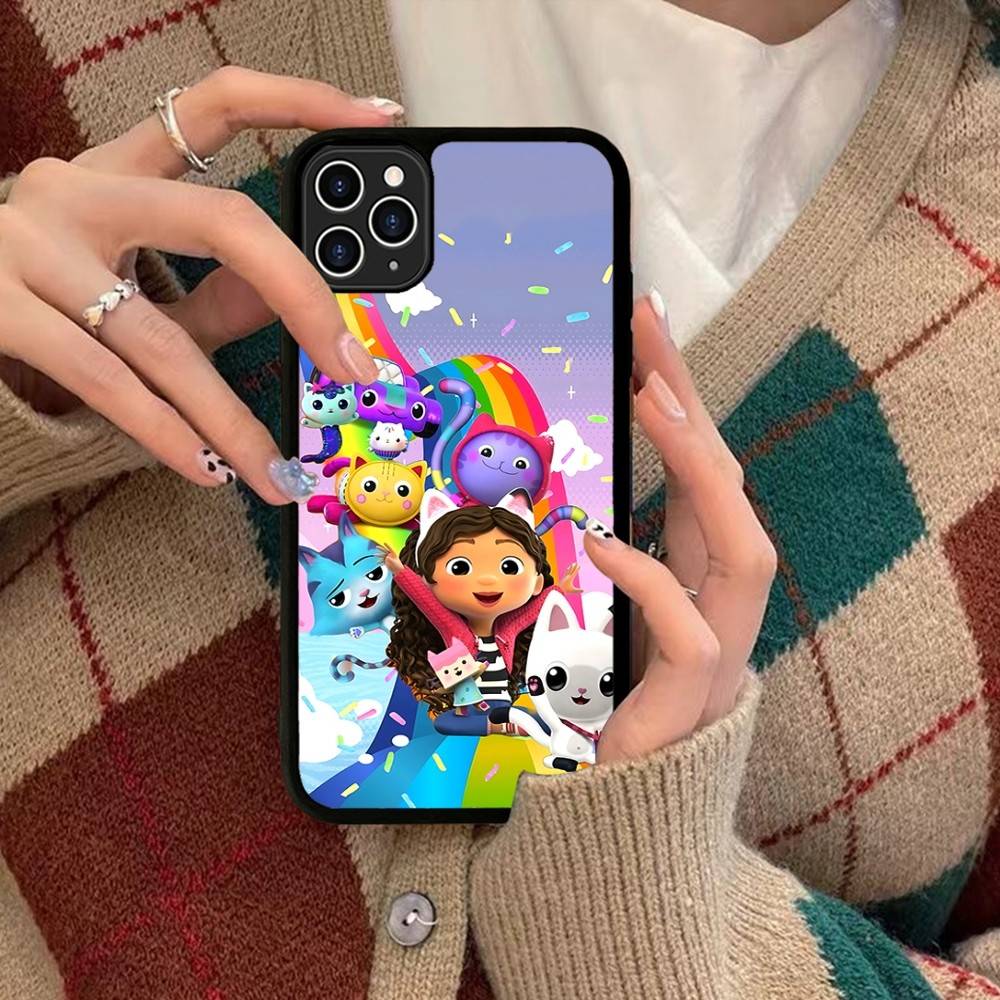 Cute G-Gabbys D-Dollhouse Phone Case For IPhone 17 16 Pro Max 11 12 13 14 15 Hard PC+TPU Bracket Back Cover