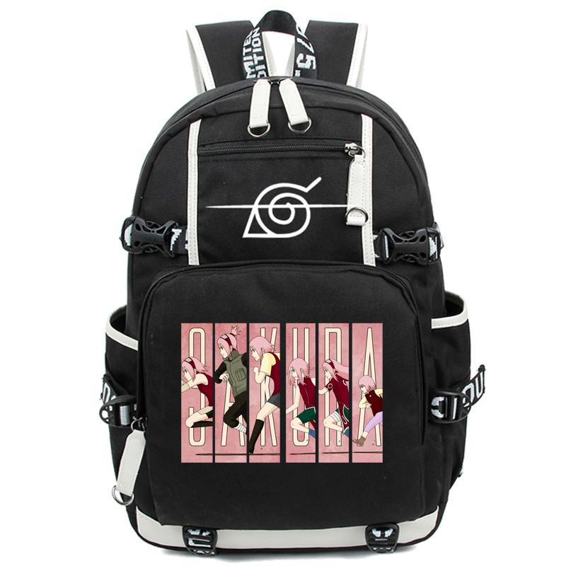 Anime Naruto Backpack for Teen Boys Girls Back To School Backpack Student Schoolbag Men Women Leisure Usb Travel Bags Rucksack