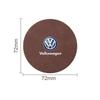 B6 VW For Volkswagen Fashion Car Water Cup Mat Suede Non-Slip Coaster Accessories For VW GTI Polo Golf Passat Tiguan Arteon Toua