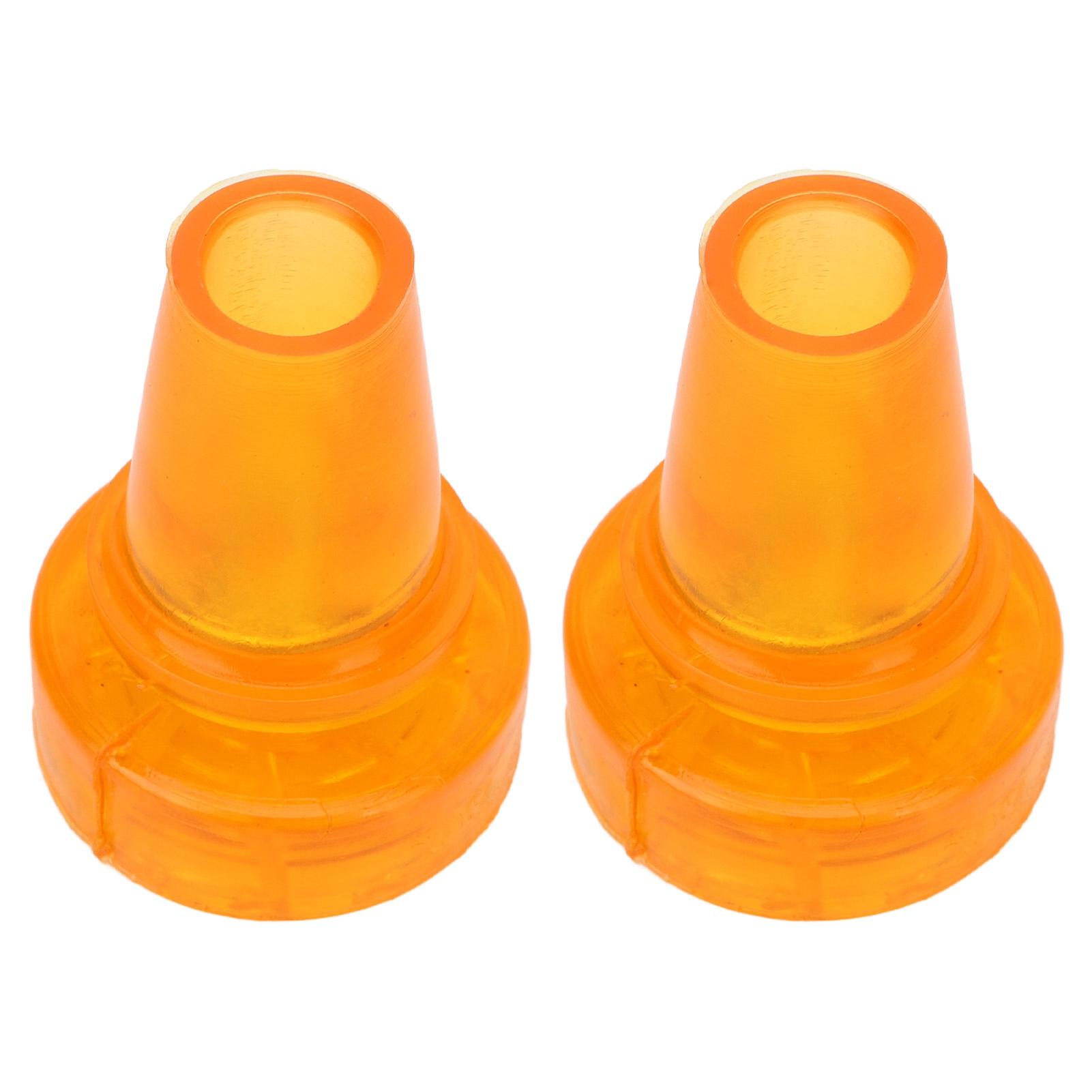 

1 Pair Cane Tips Stable Grip Thick Skidproof Large Contact Area Rubber Walking Stick Tips for The Elderly Disabilities